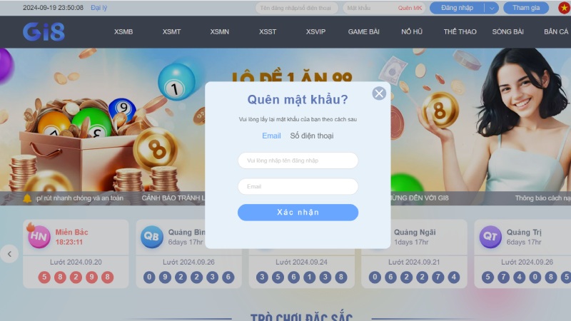 Hỏi đáp về cách lấy lại mật khẩu GI8