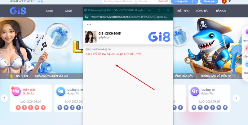 Liên hệ GI8 qua box chat