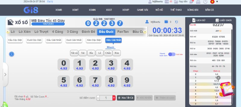 Luật chơi Xổ số bitcoin GI8 cực dễ hiểu