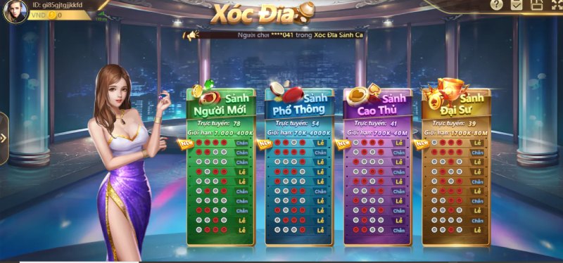 Luật chơi Xóc đĩa GI8 đơn giản