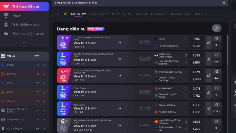 NPH thể thao điện tử tại sảnh thể thao GI8 NPH thể thao điện tử tại sảnh thể thao GI8