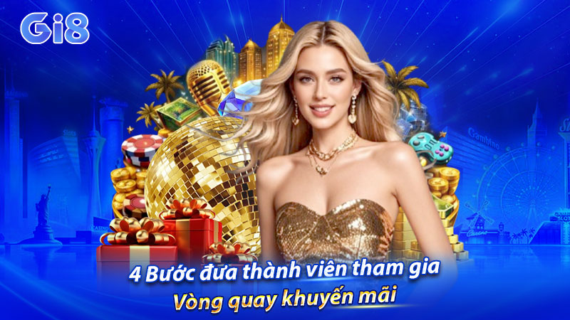 4 Bước đưa thành viên tham gia vòng quay khuyến mãi