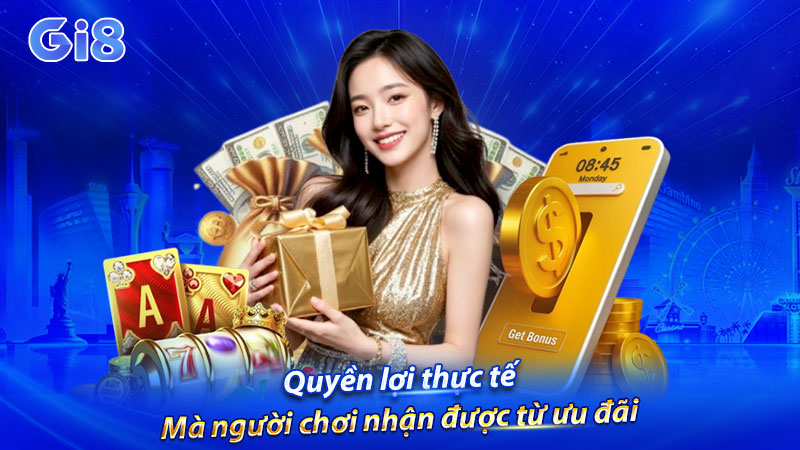 Quyền lợi thực tế mà người chơi nhận được từ ưu đãi